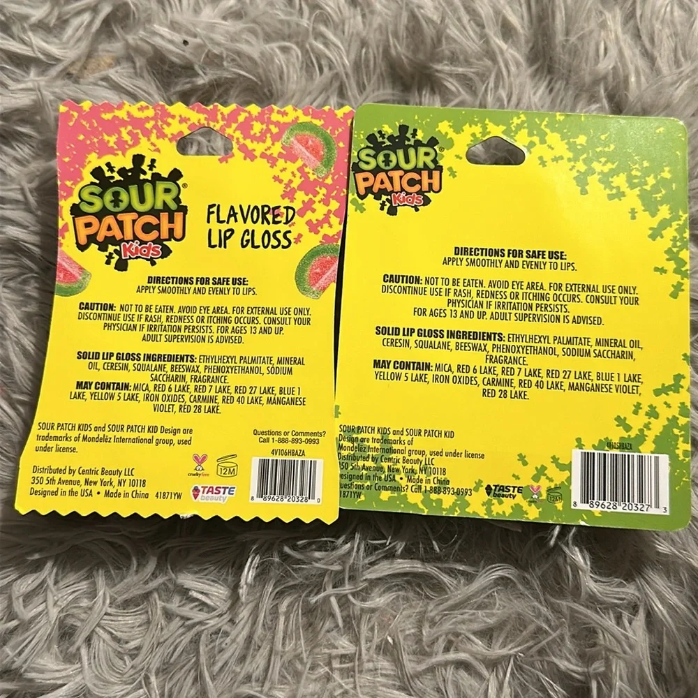 🍉🍉Sour Patch Kids Flavored Lip Gloss Set🍉🍉